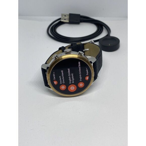 Fossil Gen 4 Authentic Digital Dial Smart Watch Custom Band FTW6016 AB160 - Picture 6 of 11